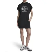 DKNY Dw9500770 Short Sleeve Dress Noir XS Femme
