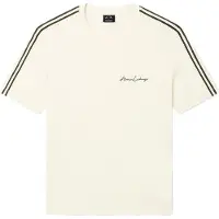 Armani Exchange pour homme. 8NZTSGZJ9AZU1074 T-shirt beige Lisa (L), Casuel, Coton, Manche courte