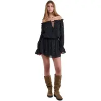 Balmohk 30000533 Shoulders Sleeveless Short Dress Noir M Femme