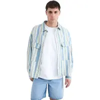 Balmohk Chemise à Manches Longues 30000401 Cropped Stripes
