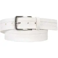 BOSS Vered Sz35 10226465 Belt Blanc 95 cm Homme