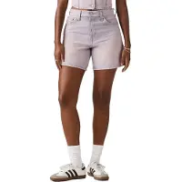 Levi's Baggy High Waist Denim Shorts Violet 29 Femme