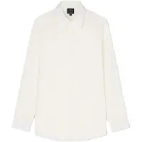 Armani Exchange pour homme. XM002319AF24533U0009 Chemise en coton blanc (M), Casuel, Classique, Manche longue