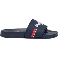Pepe Jeans pour garçon. PBS700001 Sliders Slider Zone navy (34), Plat, Aucun, Beachwear, Marine, mode enfantine