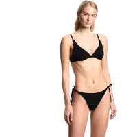 Emporio Armani pour femme. EW003284_AF23750 Bikini Smoking Stitch noir (M), Beachwear, Polyamide