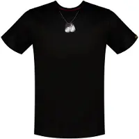Alpha industries Dog-tag Short Sleeve T-shirt Noir L Homme