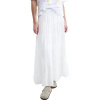 Balmohk 30000494 Panels Rustic Long Skirt Blanc M Femme