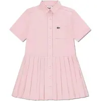 Lacoste Kids 447509 Short Sleeve Dress Rose 16 Years Fille