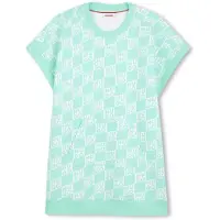 HUGO G01027 Short Sleeve Dress Vert 4 Years Fille