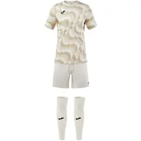 Joma Area Short Sleeve Set Beige,Blanc 6 Years Garçon