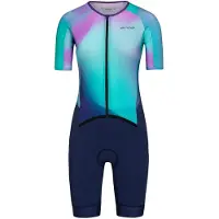 Orca Athlex Aero Race V2 Short Sleeve Trisuit Bleu XL Femme