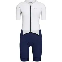 Orca Athlex Aero Race V2 Short Sleeve Trisuit Blanc,Bleu XS Femme