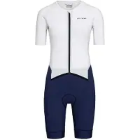 Orca Athlex Aero Race V2 Short Sleeve Trisuit Blanc,Bleu M Femme