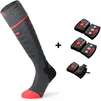 Lenz Set Of Heat 5.1+rcb 1200 Long Socks Gris EU 45-47