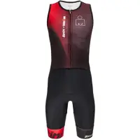 Huub Core Q1 Short Sleeve Trisuit Rouge M Homme