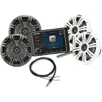 Kicker Kmc5 Sport Pack 4x6.5´´ Speaker Argenté