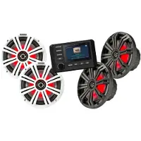 Kicker Kmc4 Dual Pack 6.5´´ Speaker Argenté