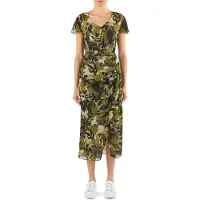 Armani Exchange Xw002014_af21554 Short Sleeve Dress Vert 46 Femme