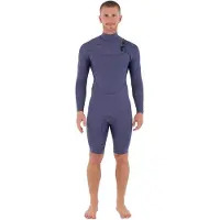 Hurley Air 3/2 Mm Springsuit Long Sleeve Chest Zip Neoprene Suit Violet M Homme
