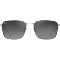 Maui jim Kahako Gs592 Polarized Sunglasses Argenté Neutral Grey/CAT3 Homme