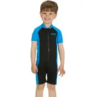 Zoggs Sonic Junior Short Sleeve Shorty Bleu 6 Years Enfants