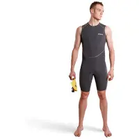 Zone3 Yulex Kneeskin Sleeveless Neoprene Wetsuit Gris S Homme