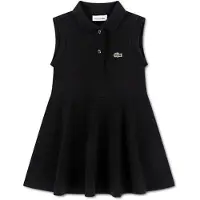Lacoste Kids 347496 Sleeveless Dress Noir 7 Years Fille
