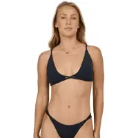 Salty Crew Seafarer Solids Tall Tri Bikini Top Bleu M Femme