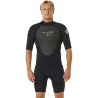 Rip Curl Omega Spring 2/2 Mm Fl Short Sleeve Back Zip Shorty Noir XS Homme