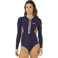 Rip Curl G-bomb 1.5 Mm Full Spring Woman Long Sleeve Front Zip Shorty Bleu 8 Femme