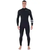 Hurley Advant 5/3 Mm Junior Long Sleeve Chest Zip Neoprene Suit Noir 14-15 Years Enfants