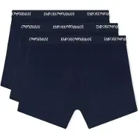 Emporio Armani pour homme. EM000261_AF14132 Set 3 Boxers Day navy (M), Homewear, Coton, Marine