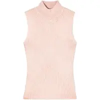 Armani Exchange pour femme. XW001876AF11957M4014 Top Mock pink (XS), Casuel, Rose, Viscose, Sans manches / bretelles
