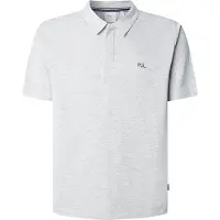 Pepe Jeans pour homme. PM5400076 Polo gris Corbin (L), Casuel, Coton, Manche courte