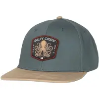 Salty Crew Tako Club Snapback Cap Gris Garçon