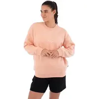 Hurley Crew Script Sweatshirt Orange S Femme