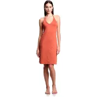 Emporio Armani pour femme. EW004085_AF20255 Robe de plage brun rougeâtre (M), Marron, Casuel, Polyamide, Sans manches / bretelles