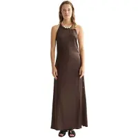 Scotch & Soda Ufu01445t Sleeveless Long Dress Marron 40 Femme
