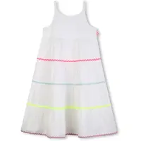Billieblush U21839 Sleeveless Dress Blanc 8 Years Fille