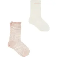 Emporio Armani Ew003355_af20516 Short Socks 2 Pairs Beige EU 36-41 Femme