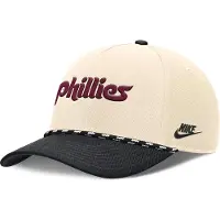 Nike Mlb Rise Structured Philadelphia Phillies Cap Beige M-L