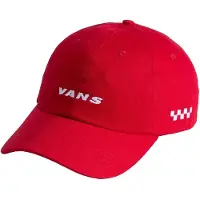 Vans Check Side Curved Bill Jockey Cap Rouge
