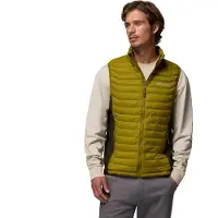 Columbia Powder Pass Hybrid Vest Vert M Homme