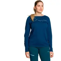 Trangoworld Meru Long Sleeve T-shirt Bleu M Femme