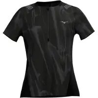 Mizuno Trail Graphic Short Sleeve T-shirt Noir M Femme