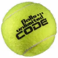 Balls Unlimited Boîte De Balles De Tennis Code Black