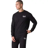 Everlast Unbrushed Stretch Crewneck Sweatshirt Noir L Homme