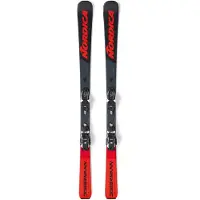 Nordica Dobermann Combi Pro S+jr 4.5 Fdt Junior Alpine Skis Pack Rouge 130 Enfants