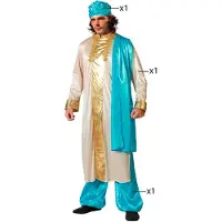 Atosa Hindu Men Costume Bleu XL Enfants