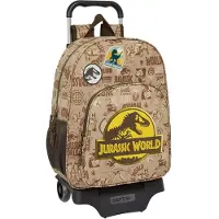 Safta Jurassic World 22.50l 32x44x44 Cm Wheeled Backpack Marron Enfants